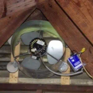 attic fan temperature settings