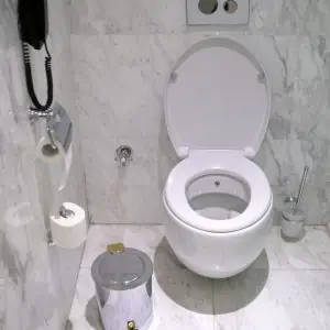 how to unclog slow draining toilet