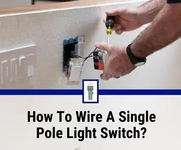 how to wire a standard single-pole light switch