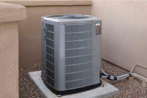 Ac unit outside