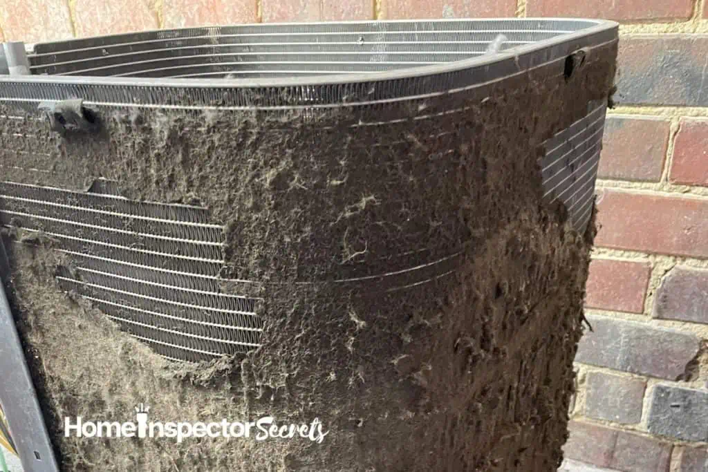 dirty ac condenser